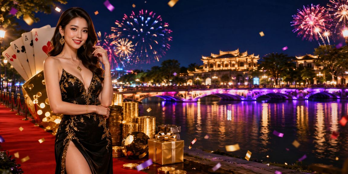 Lễ hội Huế với người chơi bài truyền thống kết hợp trải nghiệm card game trực tuyến